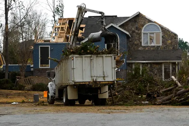 Storm Cleanup After Oklahoma Weather
